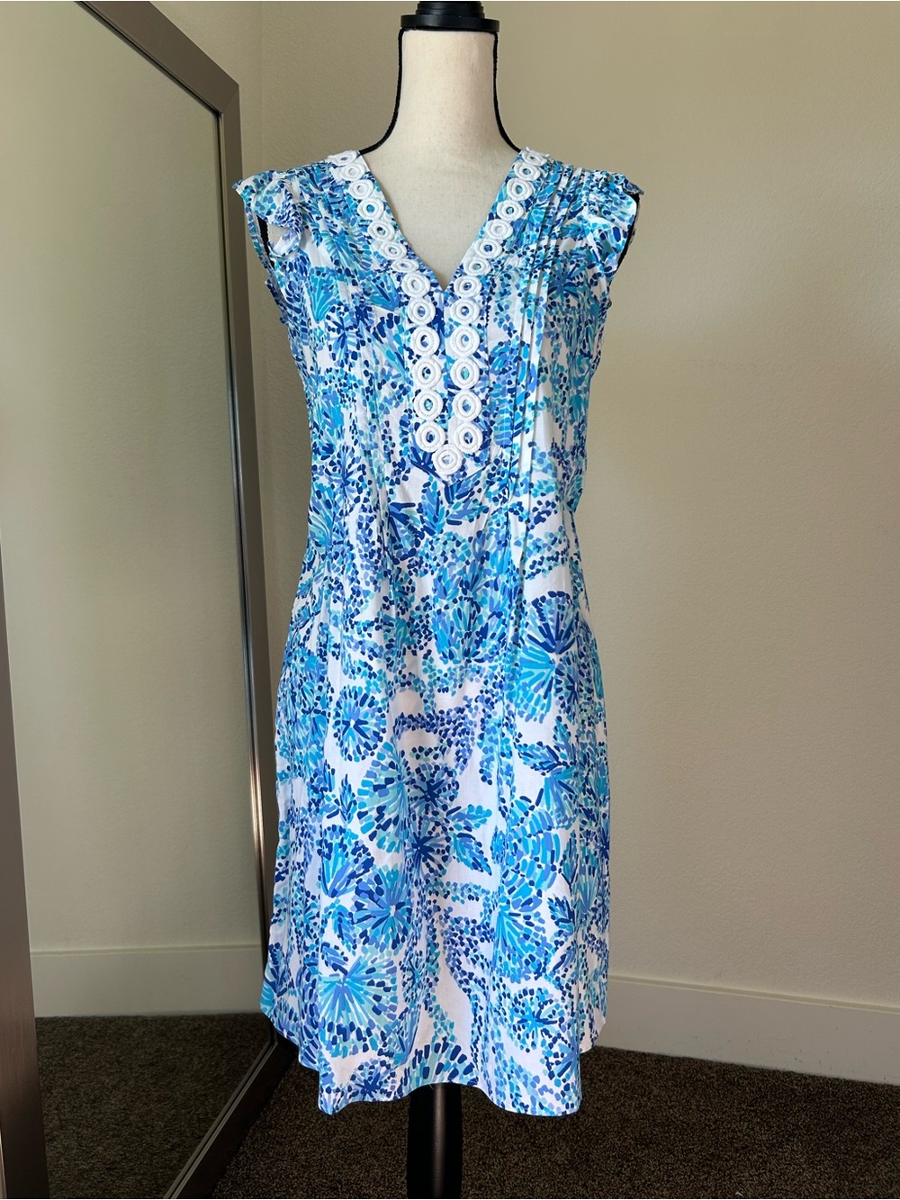 Lilly Pulitzer Kaduwela Dress Blue XS